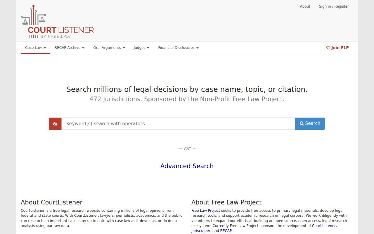 CourtListener RECAP search for some federal Towns County court records