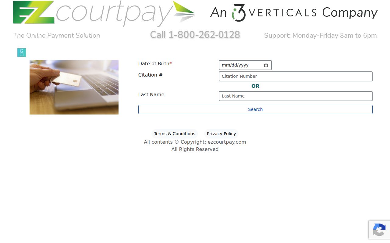 EZ Court Pay route for Towns County traffic court records